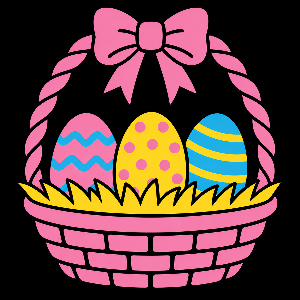 Pink Easter Basket