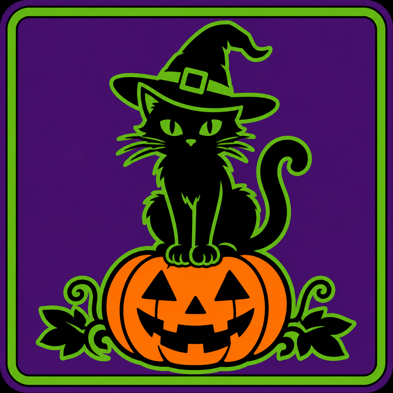Cat on Pumpkin